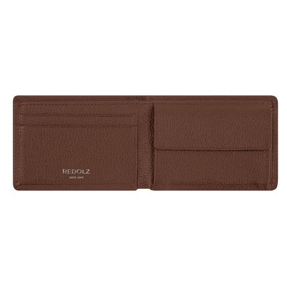 Redolz Leather Essentials QF petit porte-monnaie en cuir RFID 10,5 cm