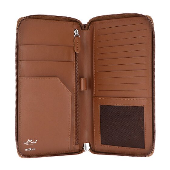 Golden Head Polo Porte-monnaie Protection RFID Cuir véritable 21.5 cm
