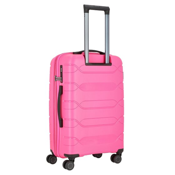 Polestream Strz by Asteroid 4 roulettes Trolley M 64 cm avec soufflet d'extension