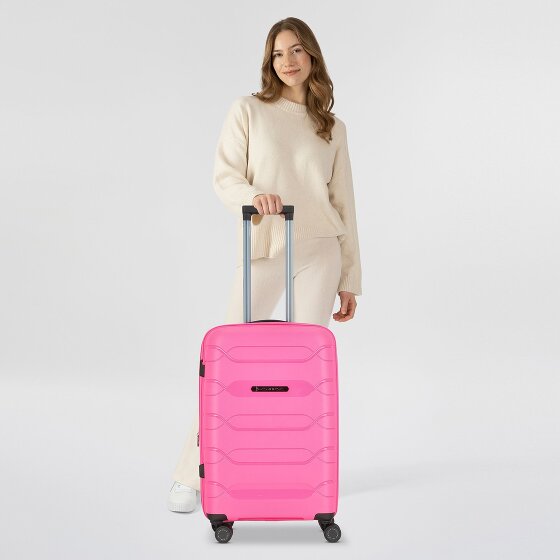 Polestream Strz by Asteroid 4 roulettes Trolley M 64 cm avec soufflet d'extension