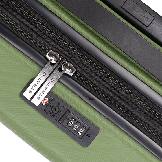 Stratic Bright+ 4 roulettes Trolley de cabine S 55 cm avec soufflet d'extension