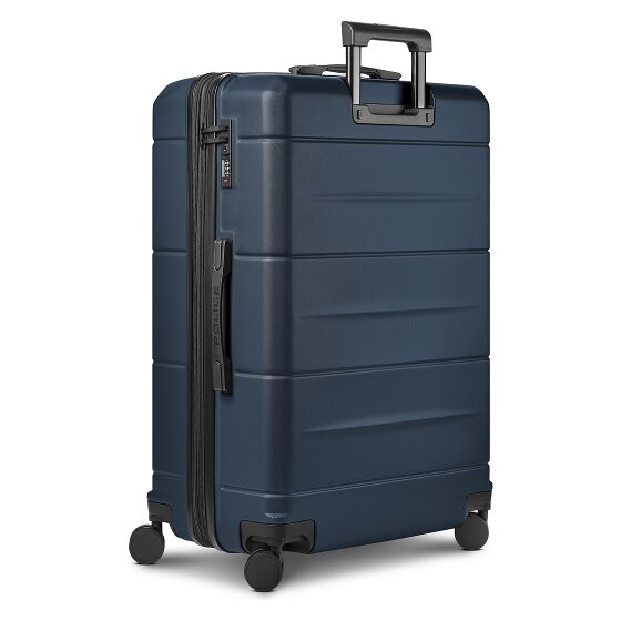 Police London 4 roues Valise cabine 74 cm avec soufflet d'extension