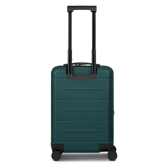 Police London 4 roues Valise cabine 55 cm Compartiment ordinateur avec soufflet d'extension