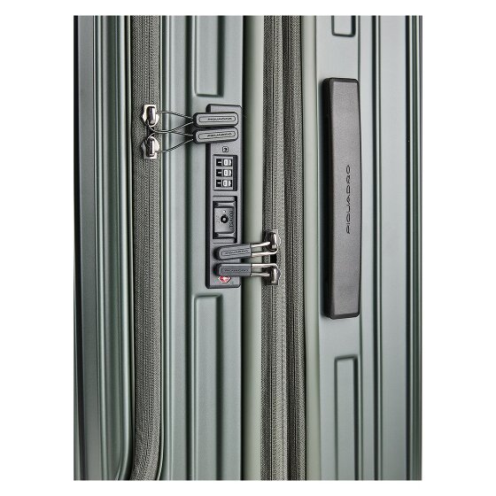 Piquadro PQ-Light 4 roues Valise cabine M 69 cm '"avec soufflet d''extension"'