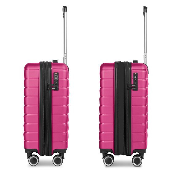 Bench Paris 4 roulettes Trolley de cabine S 55 cm avec soufflet d'extension