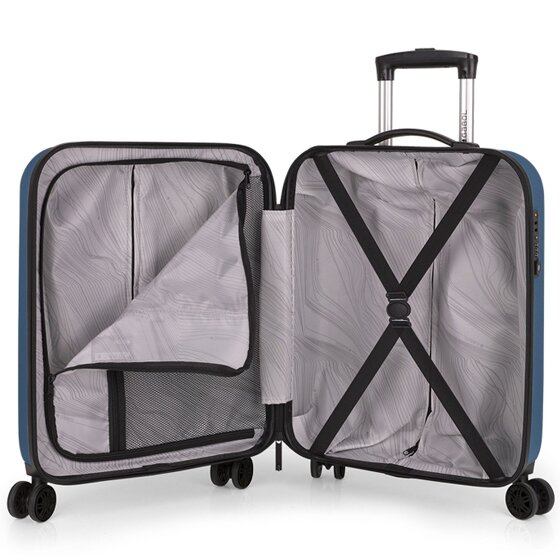 Gabol Paradise XP 4 roulettes Trolley de cabine S 55 cm avec soufflet d'extension