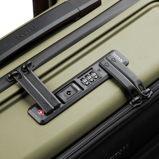 Titan Upgrade 4 roulettes Trolley de cabine 55 cm Compartiment pour ordinateur portable