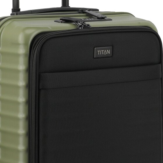 Titan Upgrade 4 roulettes Trolley de cabine 55 cm Compartiment pour ordinateur portable