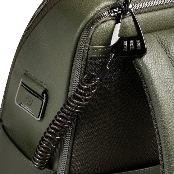 Piquadro Modus Special Sac à dos en cuir, 40 cm, compartiment pour ordinateur portable