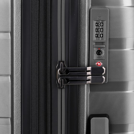 Travelite Air Base 4 roues Valise cabine 67 cm avec soufflet d'extension