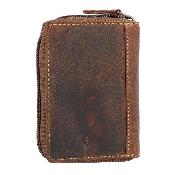 Greenburry Porte-cartes de crédit Vintage RFID en cuir 7,5 cm