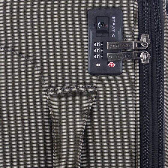 Stratic Bendigo Light + 4 roues Valise cabine 54 cm '"avec soufflet d''extension"'