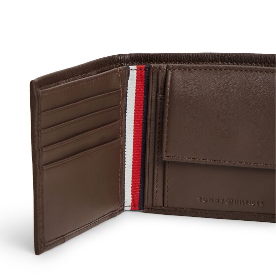 Tommy Hilfiger TH Corp Porte-monnaie Cuir véritable 11.5 cm