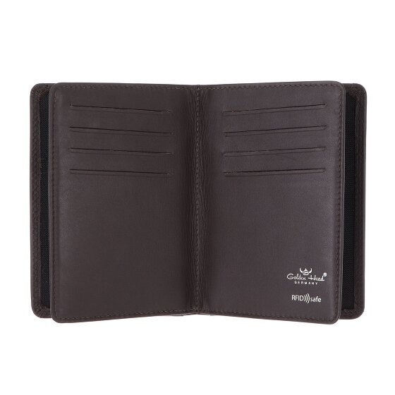 Golden Head Etui pour cartes d'identité Polo RFID en cuir 9 cm