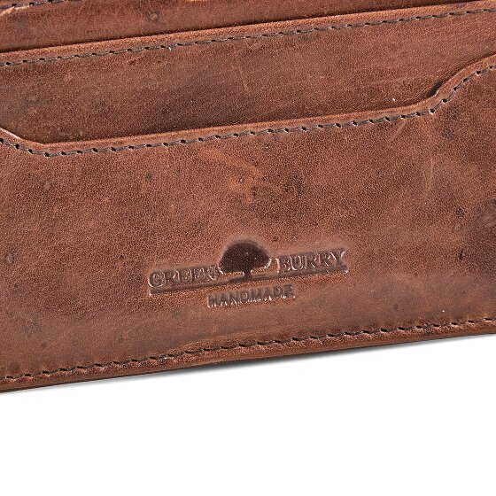 Greenburry Newport Étui pour cartes de crédit Protection RFID Cuir véritable 10.5 cm