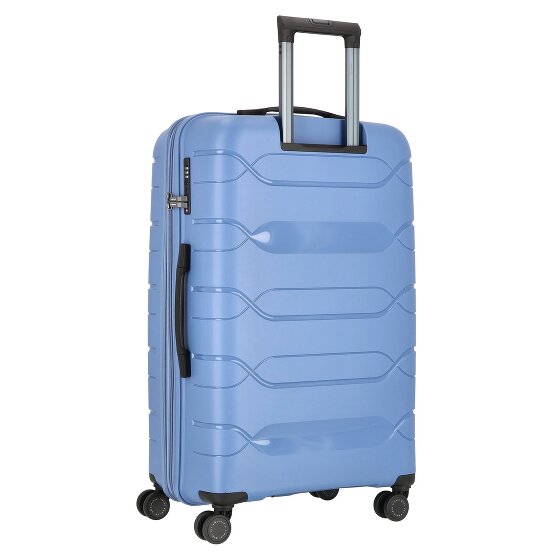 Polestream Strz by Asteroid 4 roulettes Trolley L 74 cm avec soufflet d'extension