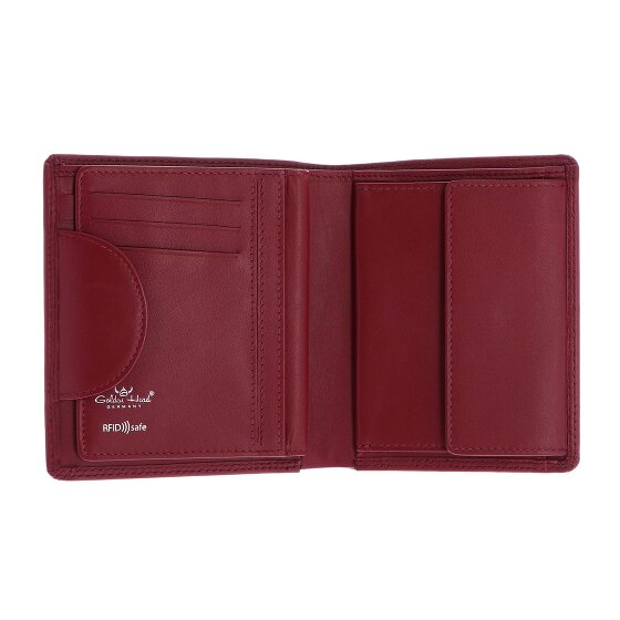 Golden Head Polo Porte-monnaie Protection RFID Cuir véritable 11 cm