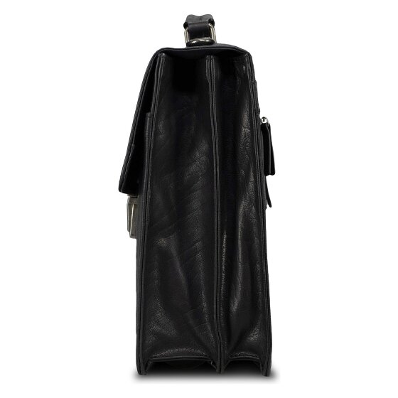 Jost Glasgow Attaché-case Protection RFID Cuir véritable 40 cm Compartiment ordinateur