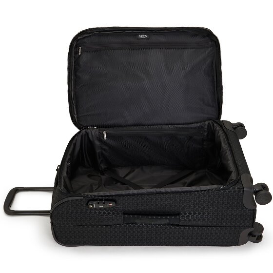 Kipling Basic Plus New Youri Spin 4 roulettes Trolley M 68 cm avec soufflet d'extension