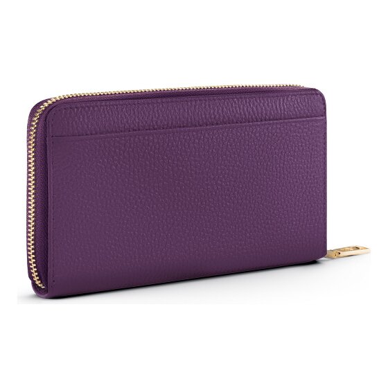 Lazarotti Bologna Leather XL Porte-monnaie zip-around en cuir 19 cm