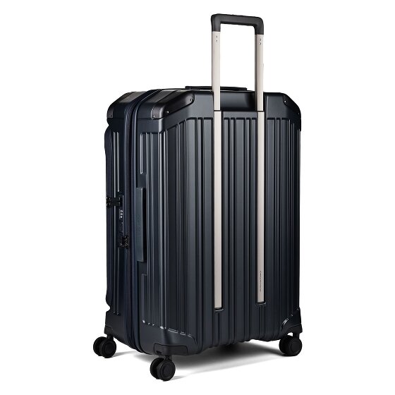 Piquadro PQ-Light 4 roues Valise cabine M 69 cm avec soufflet d'extension