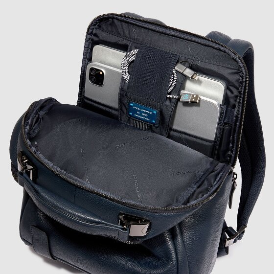 Piquadro Modus Special Daypack Cuir 37 cm Compartiment pour ordinateur portable