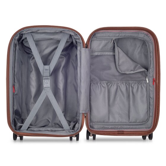 Delsey Paris Carrousel 4 roulettes Trolley de cabine 55 cm avec soufflet d'extension