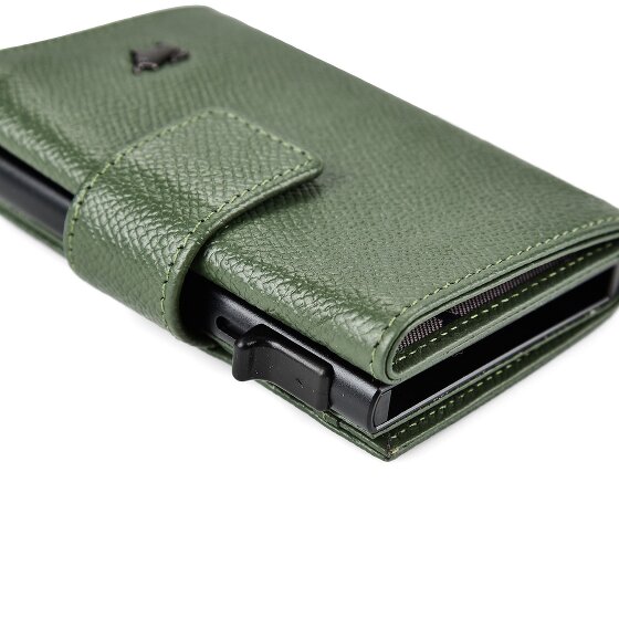 Braun Büffel Robin Étui pour cartes de crédit Protection RFID Cuir véritable 7.5 cm