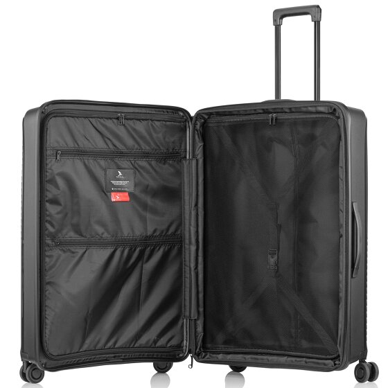 Pack Easy Jet 4 roulettes Trolley 75 cm avec soufflet d'extension