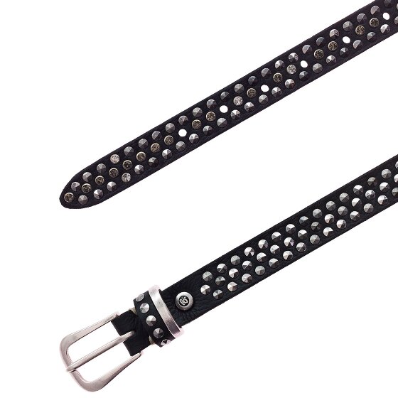 b.belt Ceinture à rivets Cuir véritable