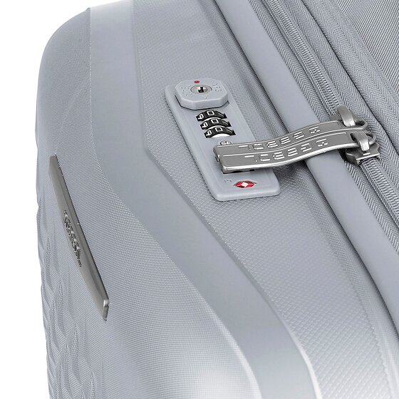 Gabol Queens 4 roulettes Trolley de cabine S 54 cm avec soufflet d'extension