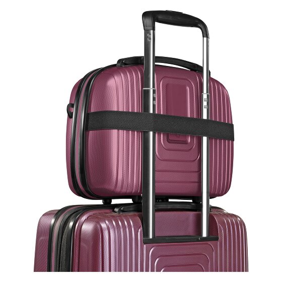 Redolz Essentials 14 Set de valises à 4 roulettes + Beautycase 4 pcs. avec soufflet extensible