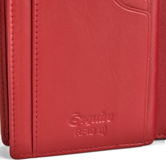 Esquire Silk Porte-monnaie Protection RFID Cuir véritable 9 cm