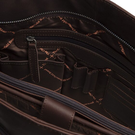 The Chesterfield Brand Wax Pull Up Sac à bandoulière Cuir 36 cm Compartiment pour ordinateur portable