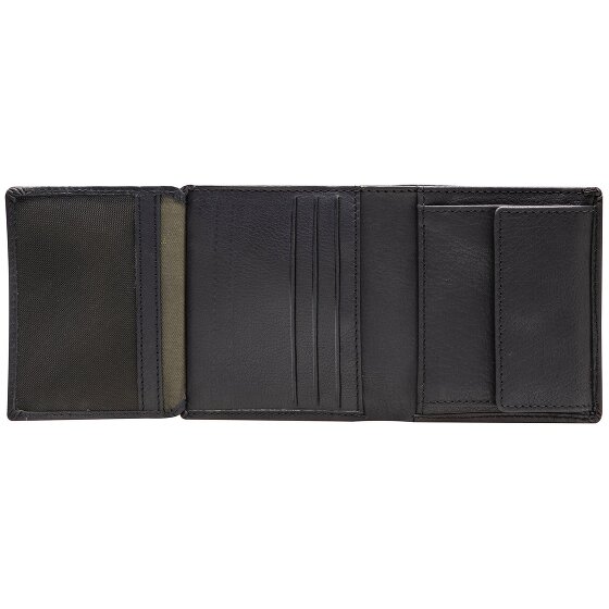 Strellson Blackwall BillFold V7 Porte-monnaie en cuir RFID 9 cm