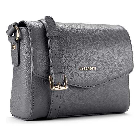 Lazarotti Bologna Leather Crossbody Sac à bandoulière en cuir 22 cm