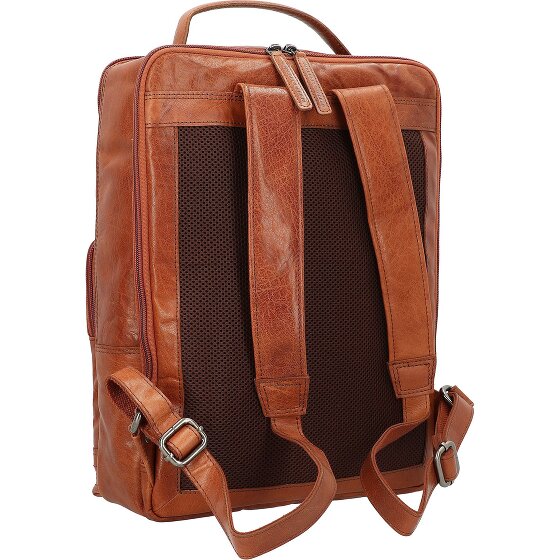 Spikes & Sparrow Bronco Sac à dos en cuir 40 cm pour ordinateur portable