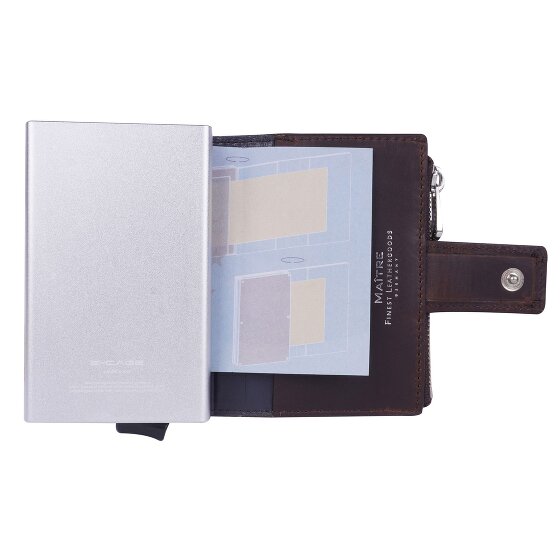 Maître Birkheim C-Four Étui pour cartes de crédit Protection RFID Cuir 6.5 cm