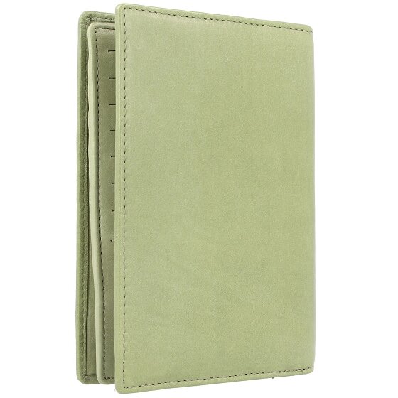 Greenland Nature Porte-passeport Soft Colour RFID en cuir 12 cm