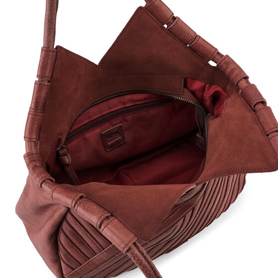 FredsBruder Criss-Cross Sac de shopper Cuir véritable 30 cm