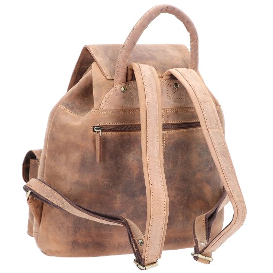 Greenburry Sac à dos Vintage en cuir 40 cm
