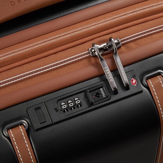 Delsey Paris Cadence 4 roulettes Trolley de cabine 55 cm avec soufflet d'extension