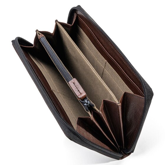 Farmhood Memphis Porte-monnaie Protection RFID Cuir 19.5 cm