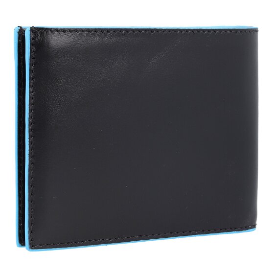 Piquadro Blue Square Porte-cartes de crédit en cuir 12,5 cm