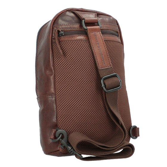 Spikes & Sparrow Sac à bandoulière Bronco en cuir 17,5 cm