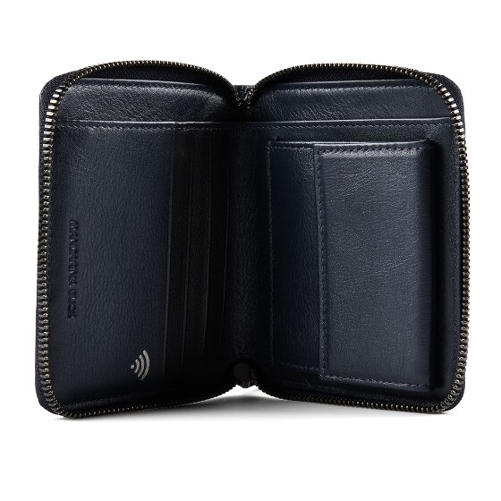 Mandarina Duck Downtown Porte-monnaie Protection RFID Cuir véritable 10 cm