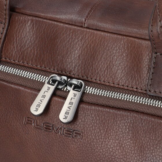 Plevier Vintage Bill Porte-documents Cuir 40 cm Compartiment pour ordinateur portable