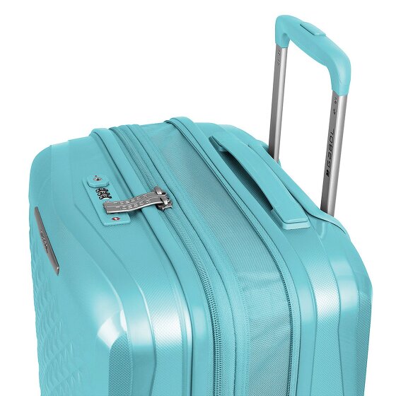 Gabol Queens 4 roulettes Set de valises 4 pièces avec soufflet d'extension