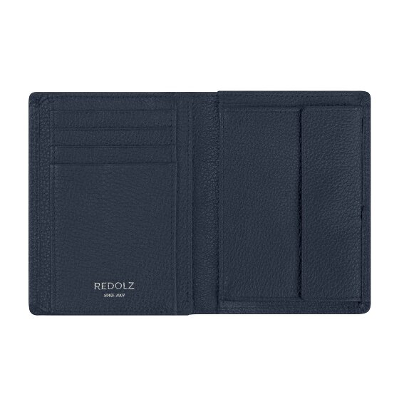 Redolz Leather Essentials HF Porte-monnaie en cuir RFID 9,5 cm dépliable