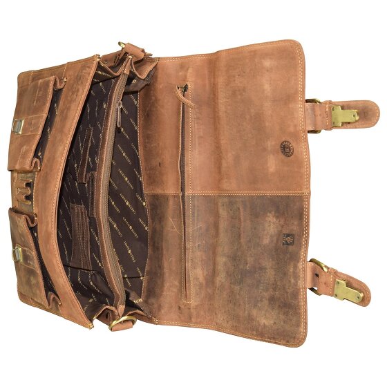 Greenburry Porte-documents Vintage en cuir 40 cm pour ordinateur portable